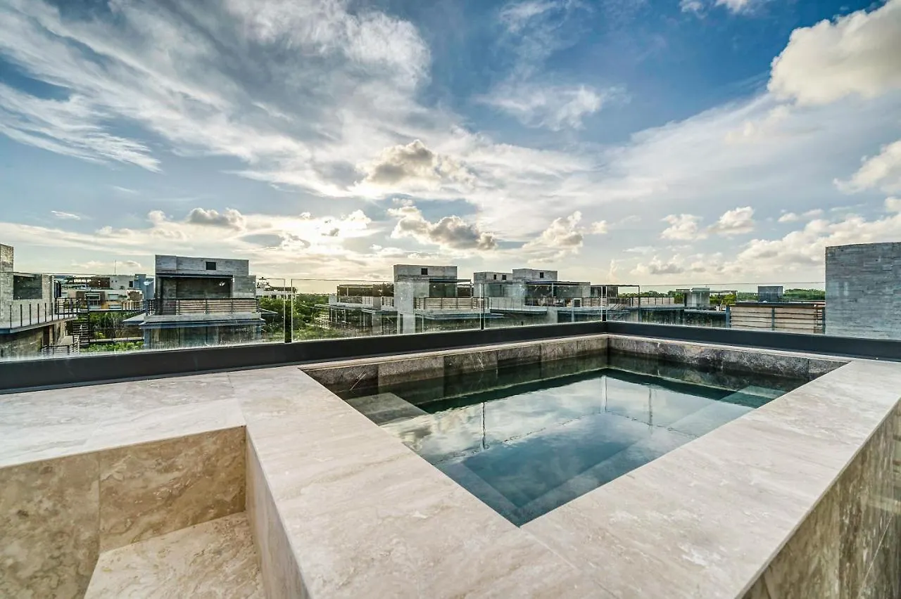 Divine 1Br Ph Tulum W Private Pool, Cenote, Gym Apartment