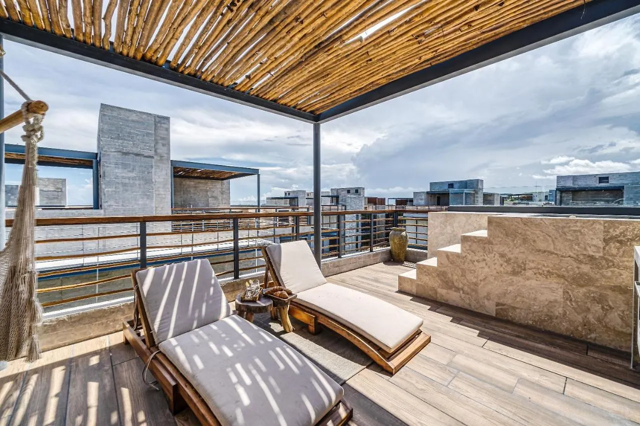 Divine 1Br Ph Tulum W Private Pool, Cenote, Gym Apartment