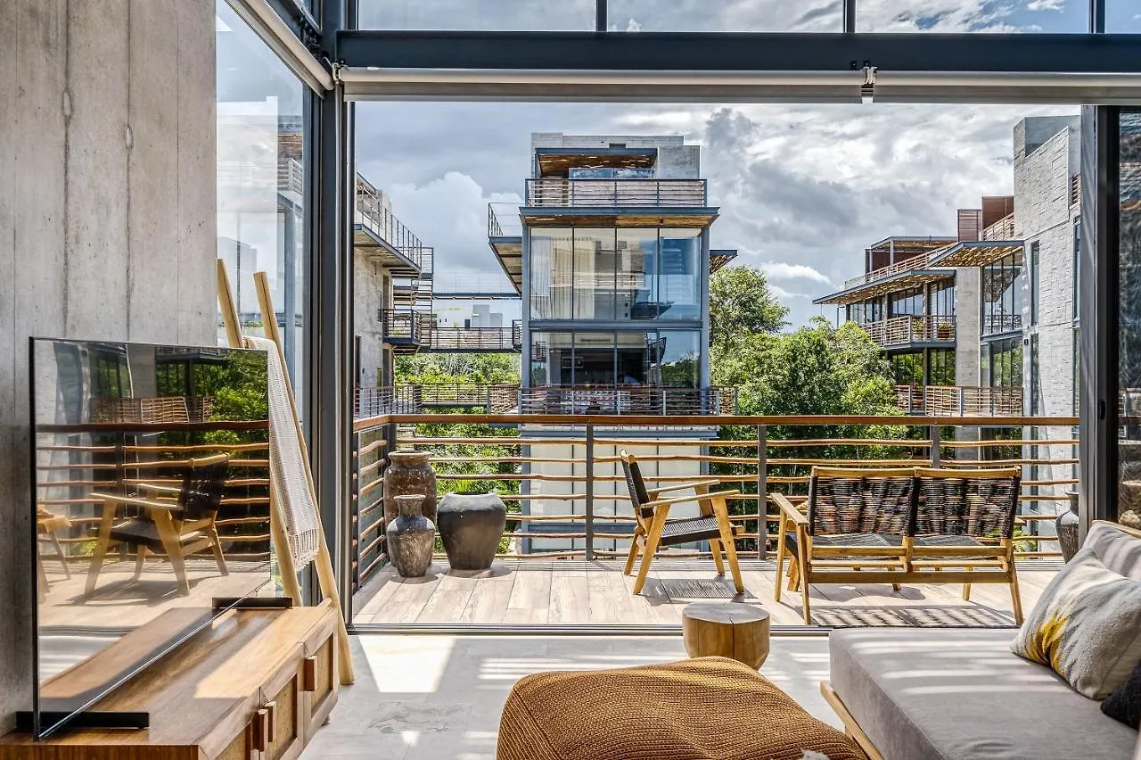 Apartmán Divine 1Br Ph Tulum W Private Pool, Cenote, Gym 0*,